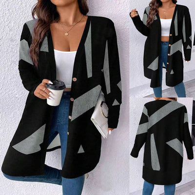 Plus Size Knitwear Cardigan