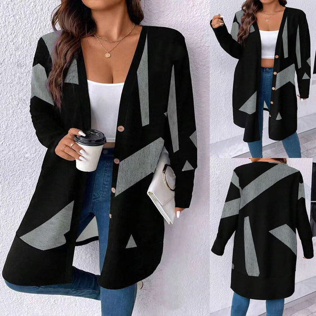 Plus Size Knitwear Cardigan