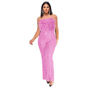 Women's Sleeveless Backless Jumpsuit