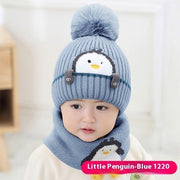 Children Hat Children Fleece-lined Thickening Woolen Cap