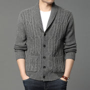Autumn And Winter Men's Knitted Jackets Men's Korean Style